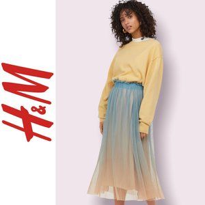 Pleated Mesh Skirt ▪️ H&M